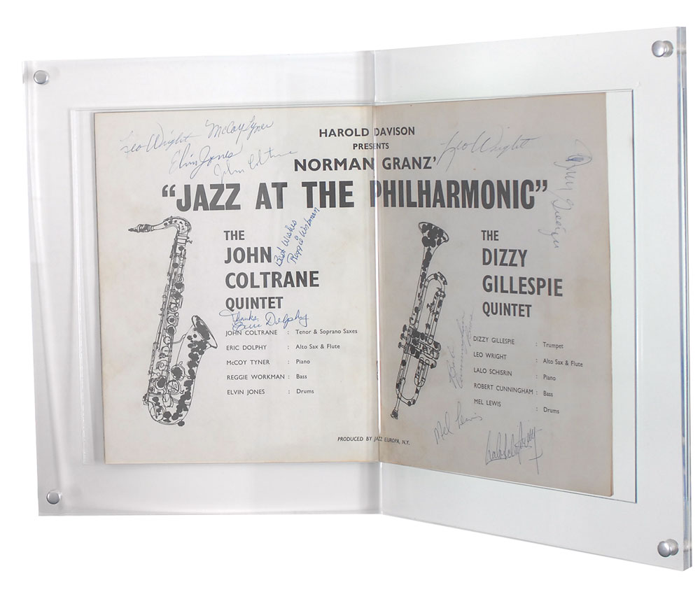 Lot #950 John Coltrane and Dizzy Gillespie