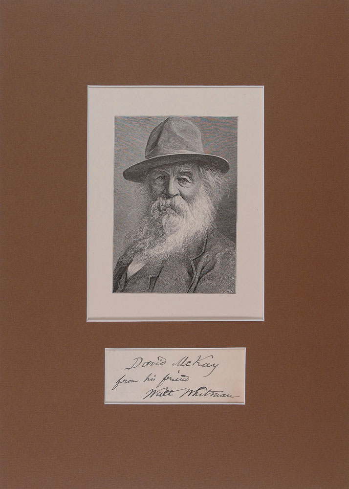 Lot #799 Walt Whitman
