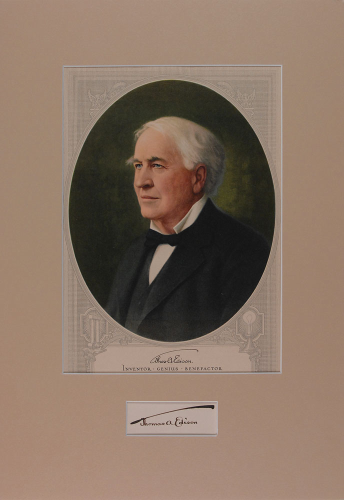 Lot #224 Thomas Edison