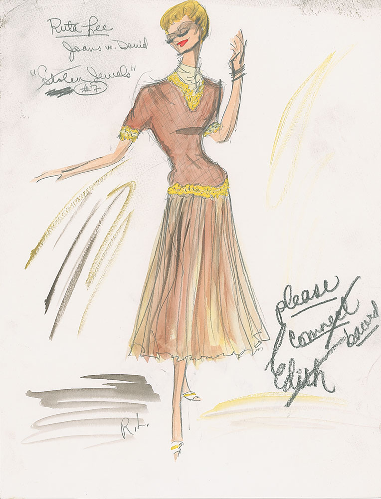 Lot #428 Edith Head: Ruta Lee