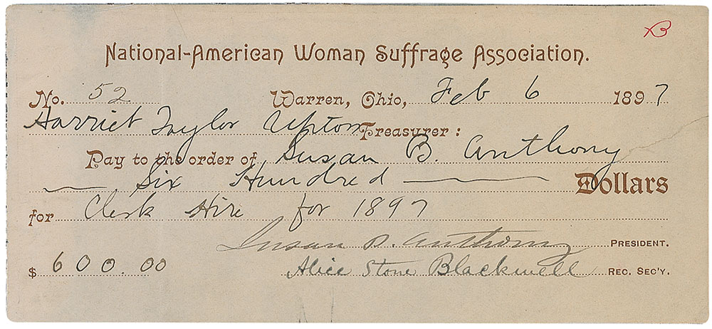 Lot #182 Susan B. Anthony and Alice Stone