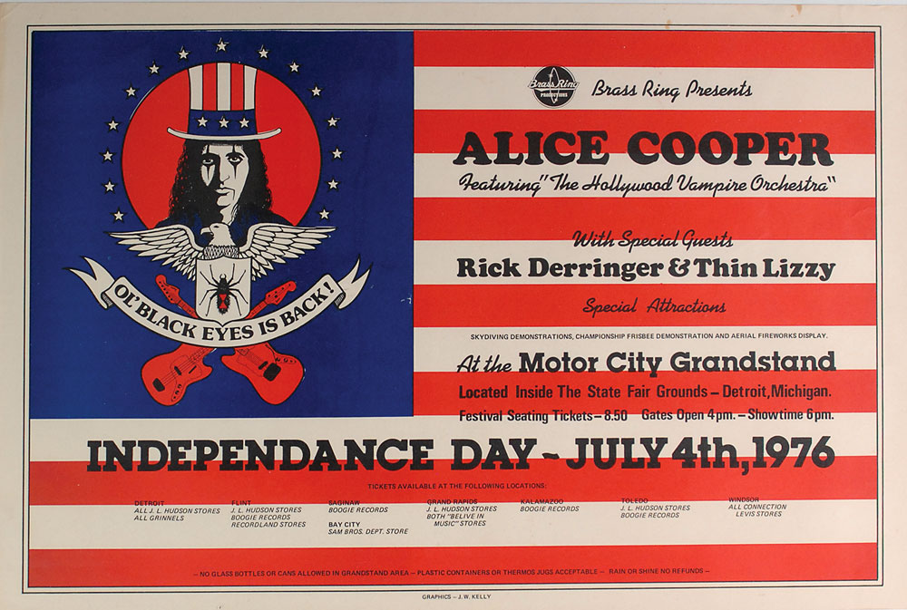 Lot #482 Alice Cooper