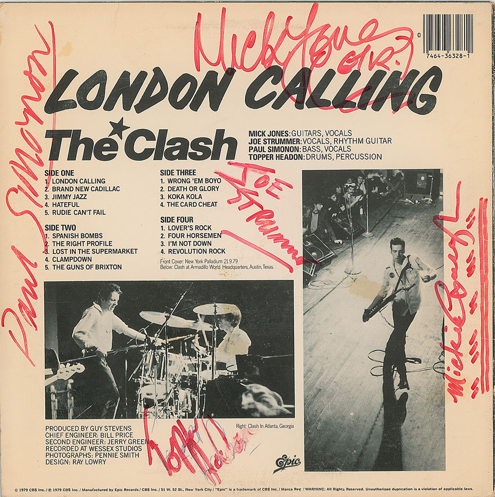 Lot #759 The Clash