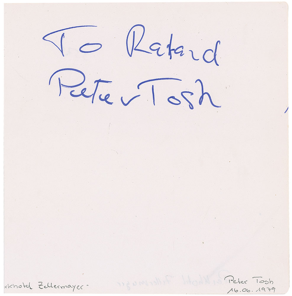 Lot #574 Peter Tosh