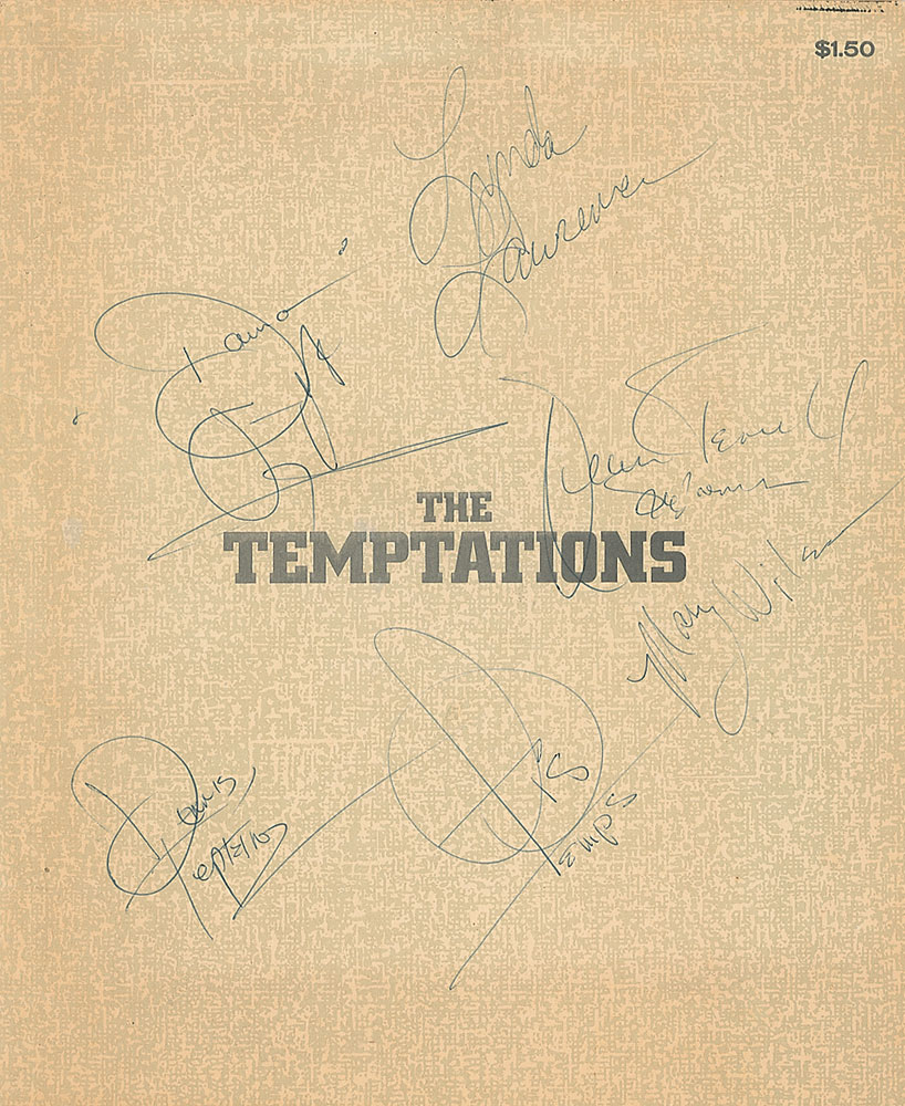 Lot #437 The Temptations and The Supremes