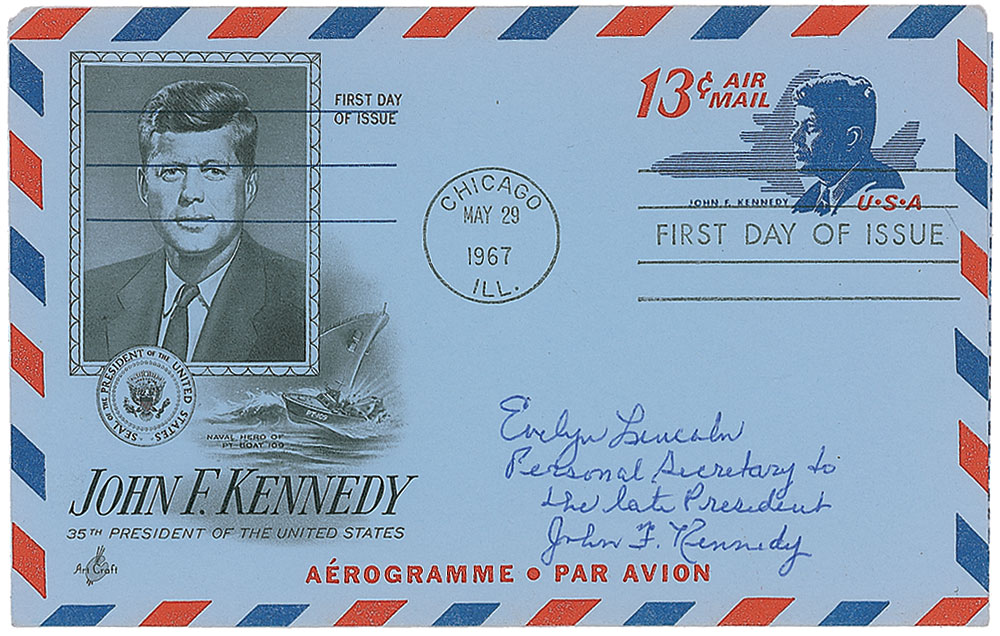 Lot #131 John F. Kennedy: Evelyn Lincoln