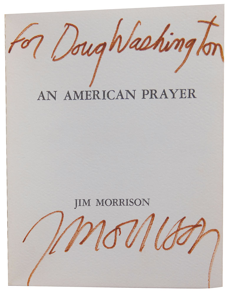 Lot #193 Jim Morrison