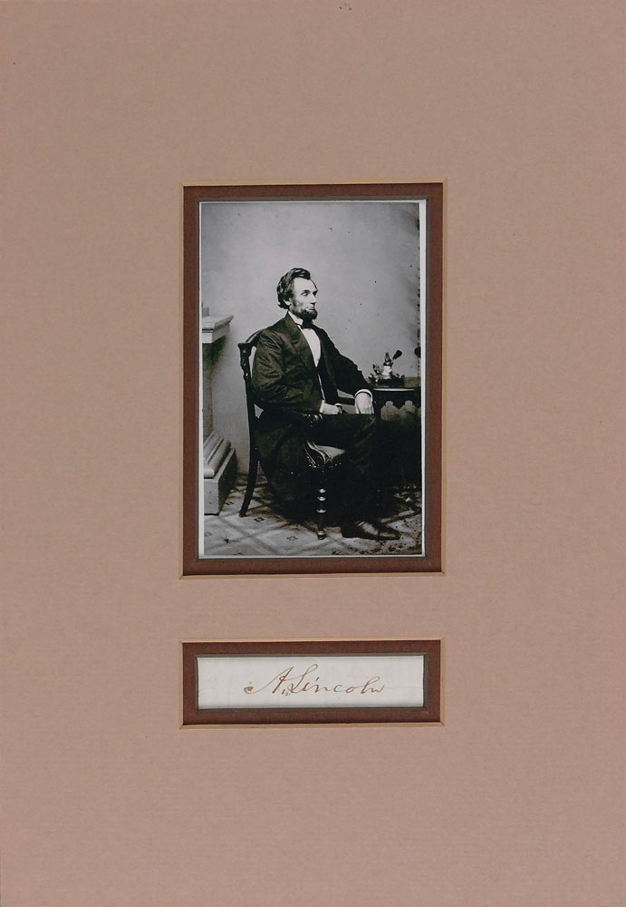 Lot #35 Abraham Lincoln