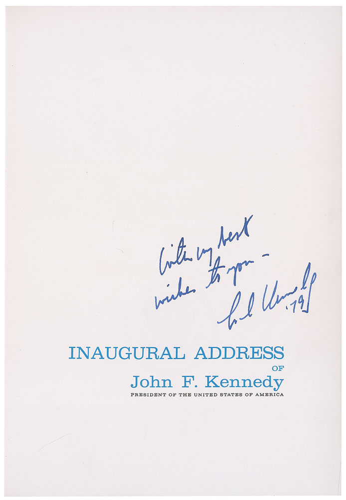 Lot #208 Ted Kennedy