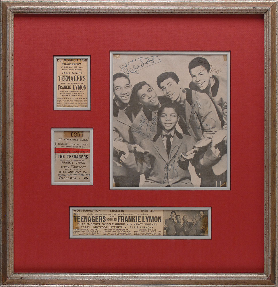 Lot #341 Frankie Lymon and the Teenagers