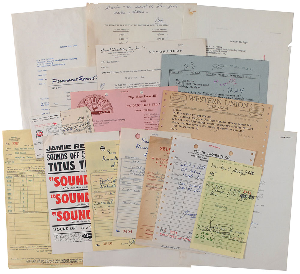 Lot #436 Sun Records: Sam Phillips