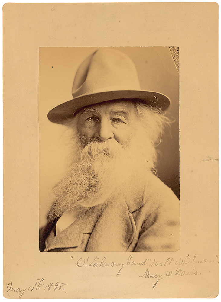 Lot #538 Walt Whitman