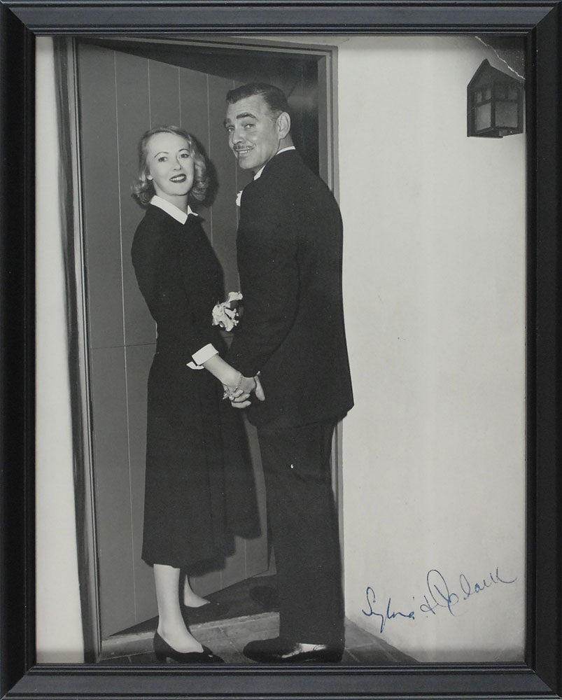 Lot #1305 Clark Gable and Sylvia Ashley