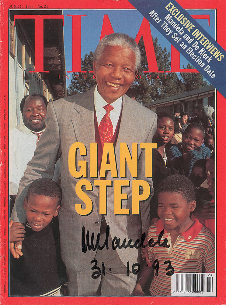 Lot #380 Nelson Mandela