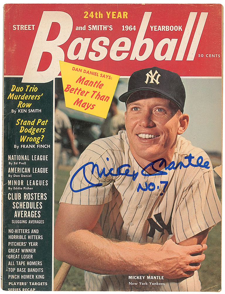 Lot #1637 Mickey Mantle