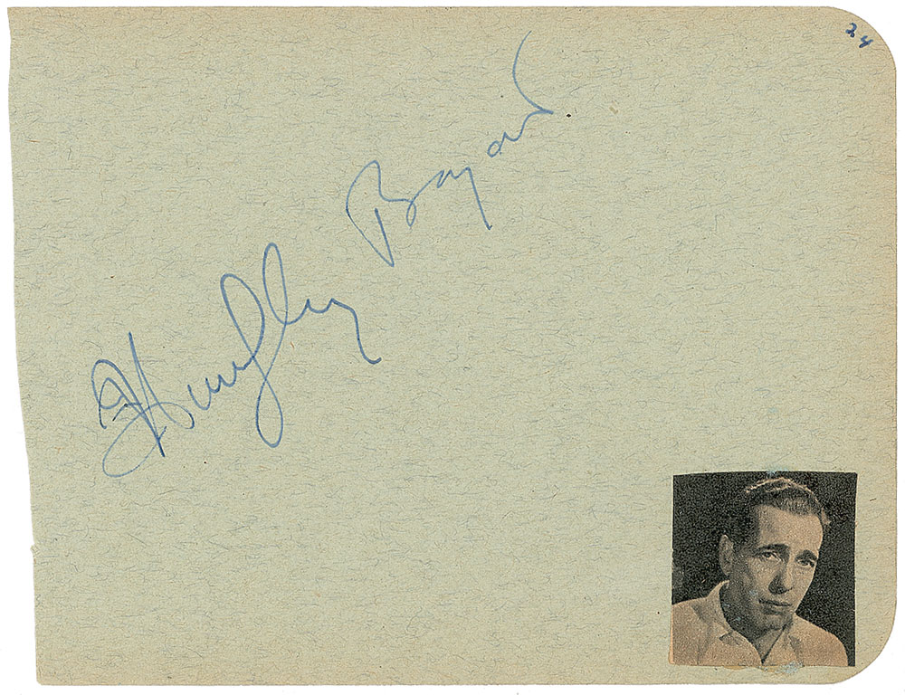 Lot #940 Humphrey Bogart