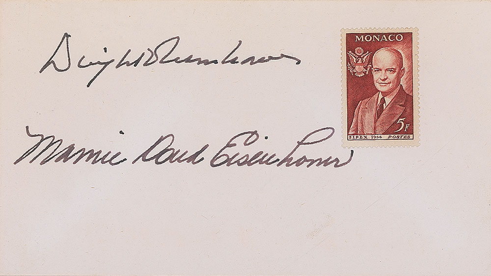 Lot #112 Dwight D. and Mamie Eisenhower
