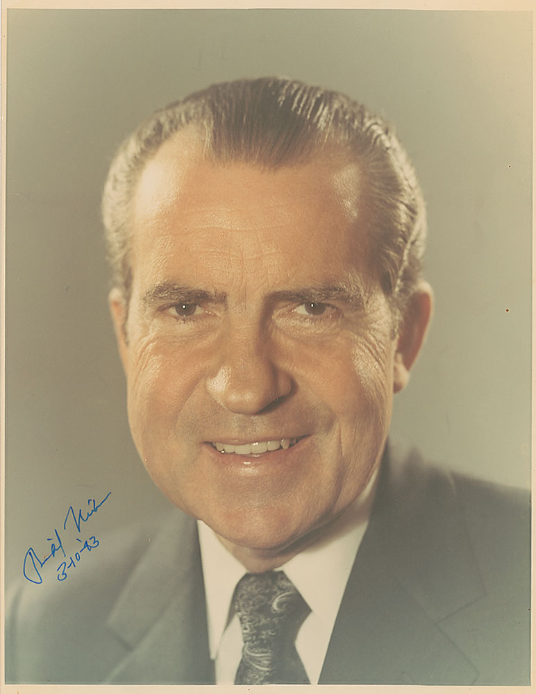 Lot #142 Richard Nixon