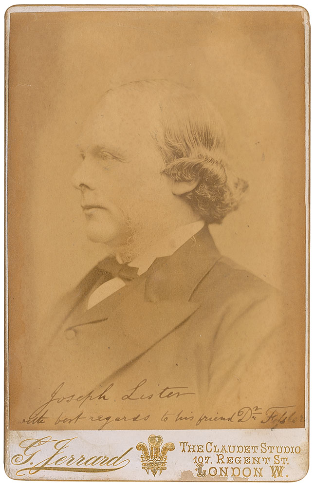 Lot #279 Joseph Lister
