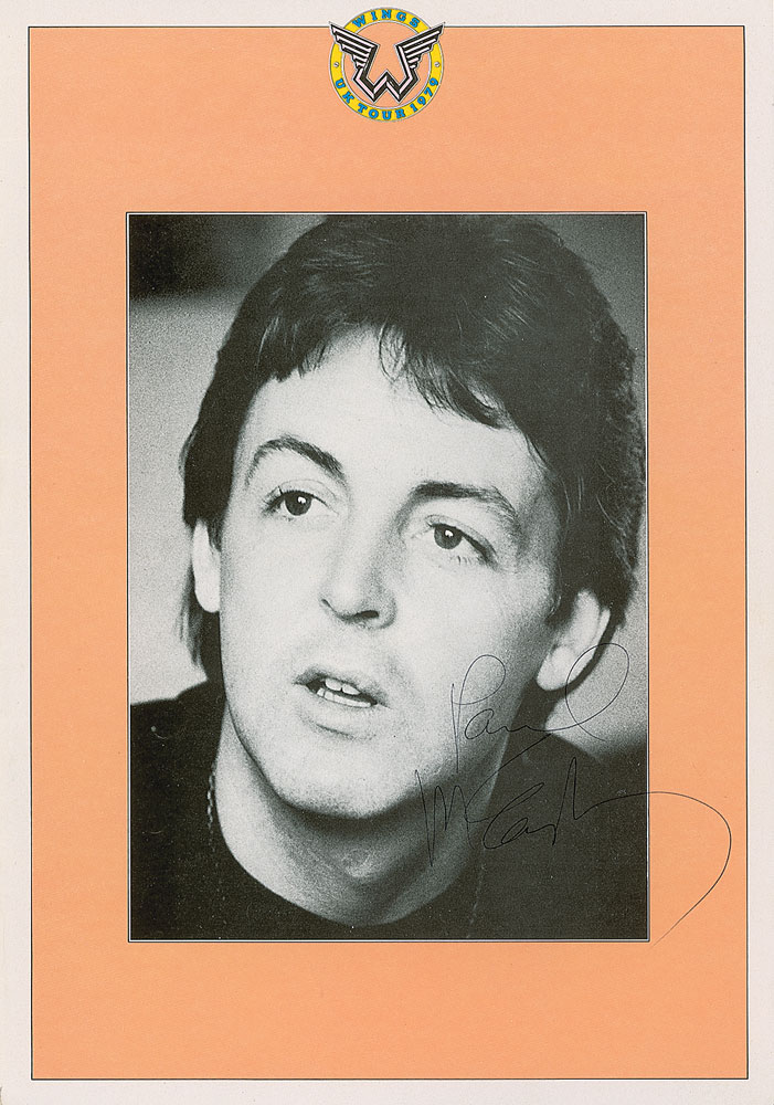 Lot #1056 Beatles: Paul McCartney