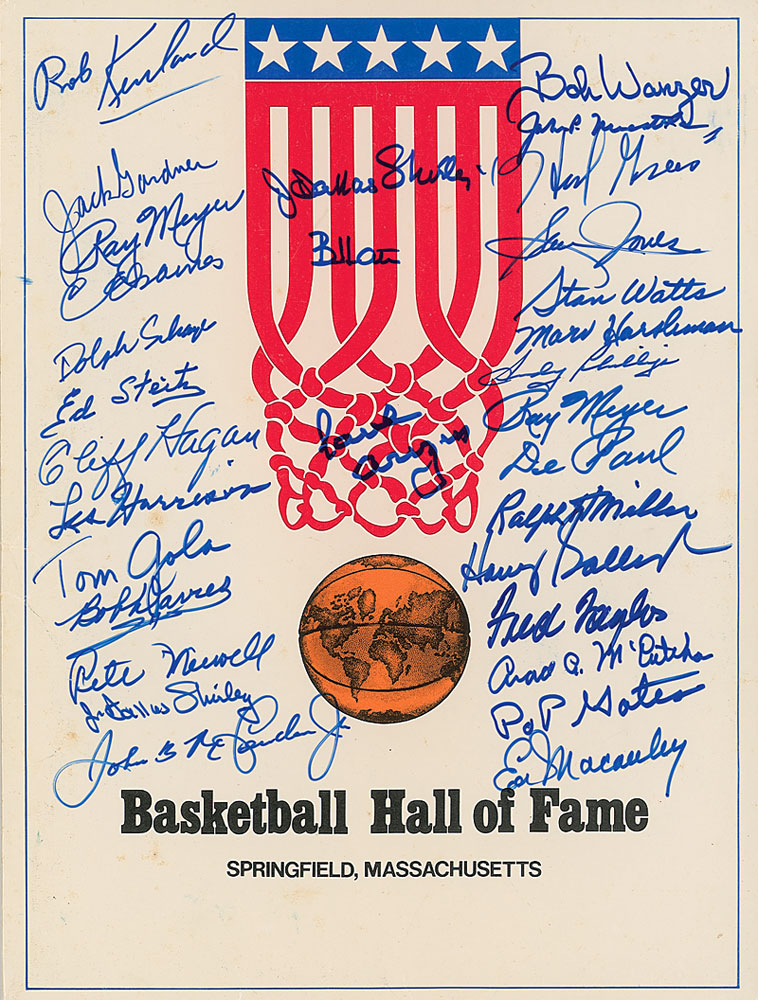 Lot #1362 Basketball Hall of Famers