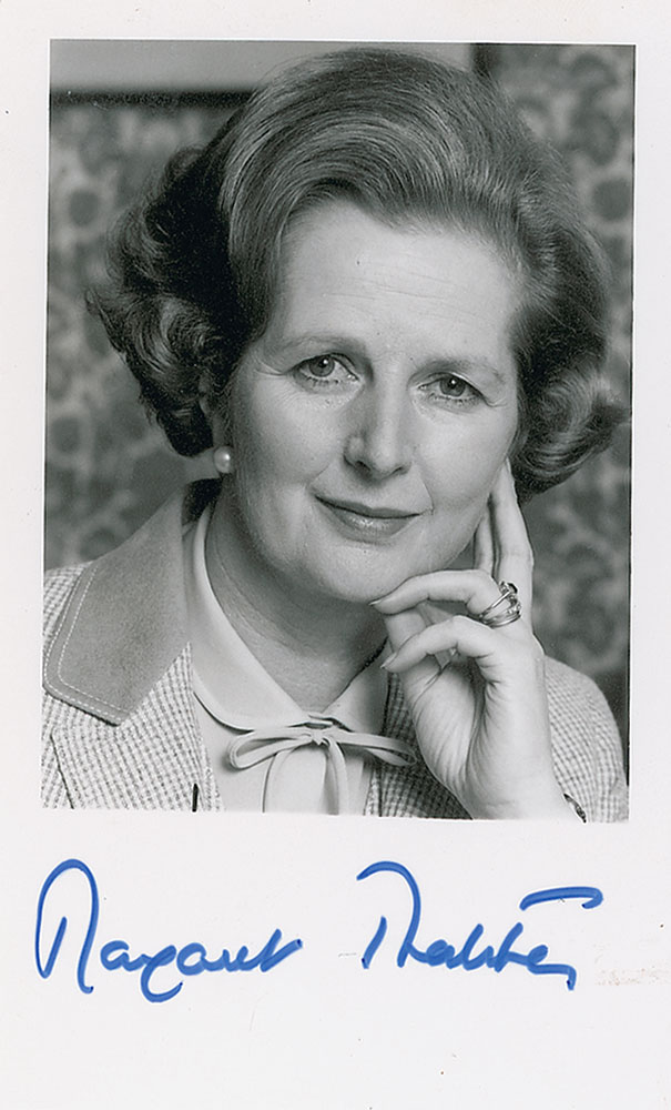 Lot #413 Margaret Thatcher