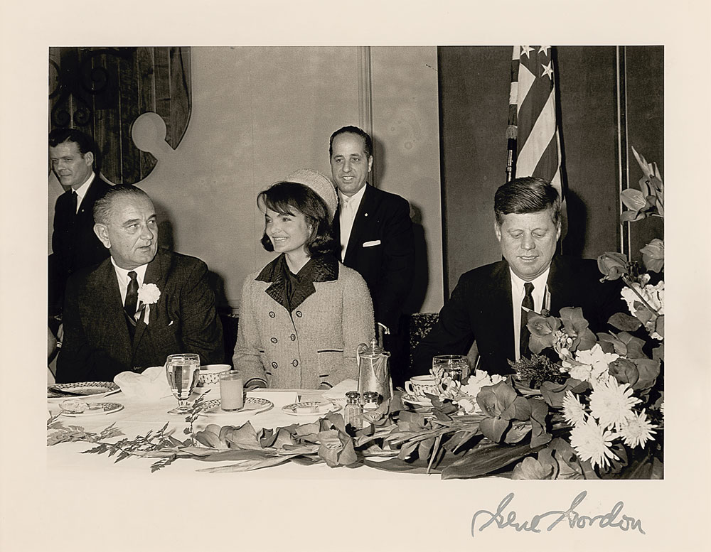 Lot #137 John and Jacqueline Kennedy Photograph
