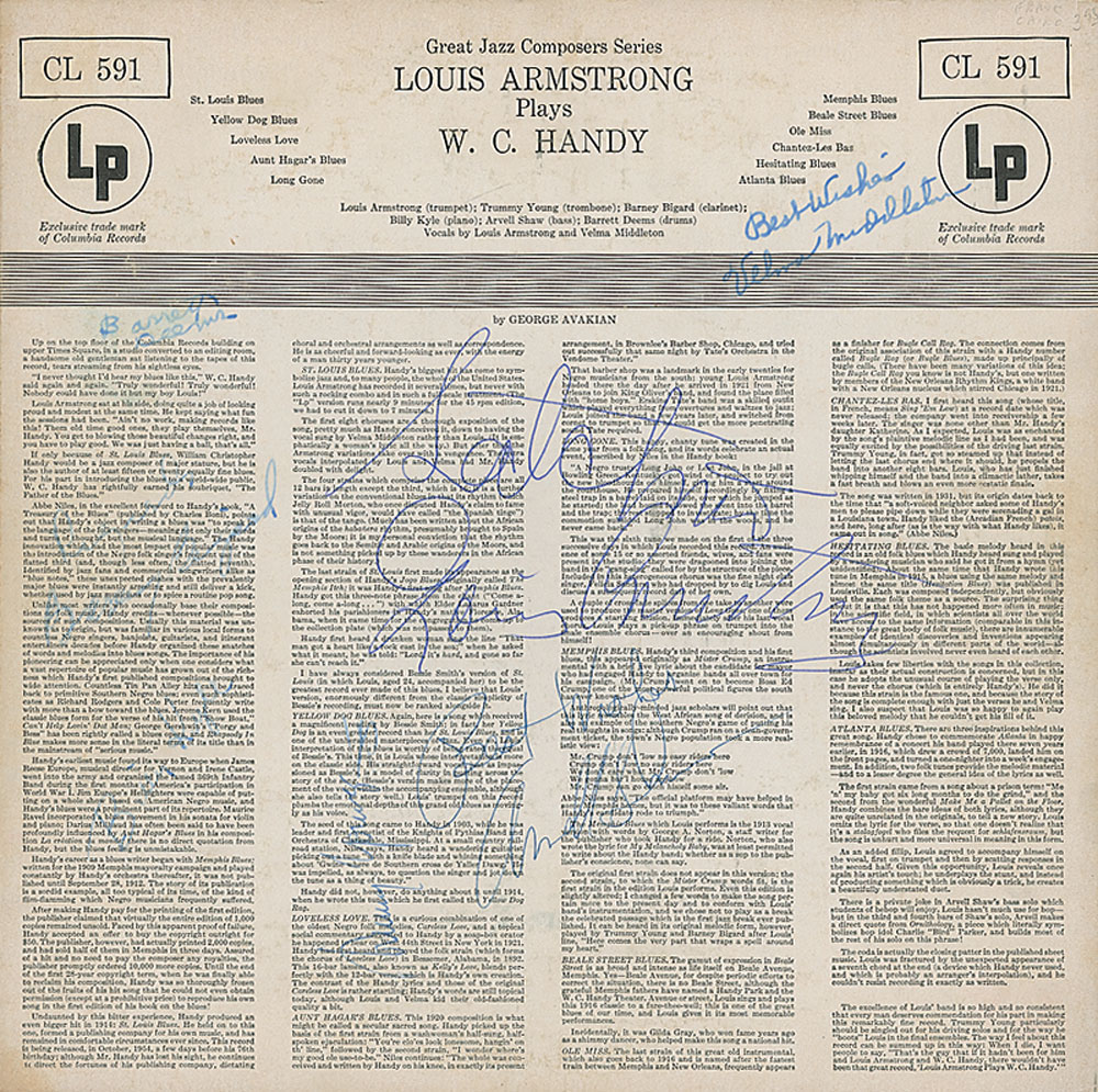 Lot #788 Louis Armstrong
