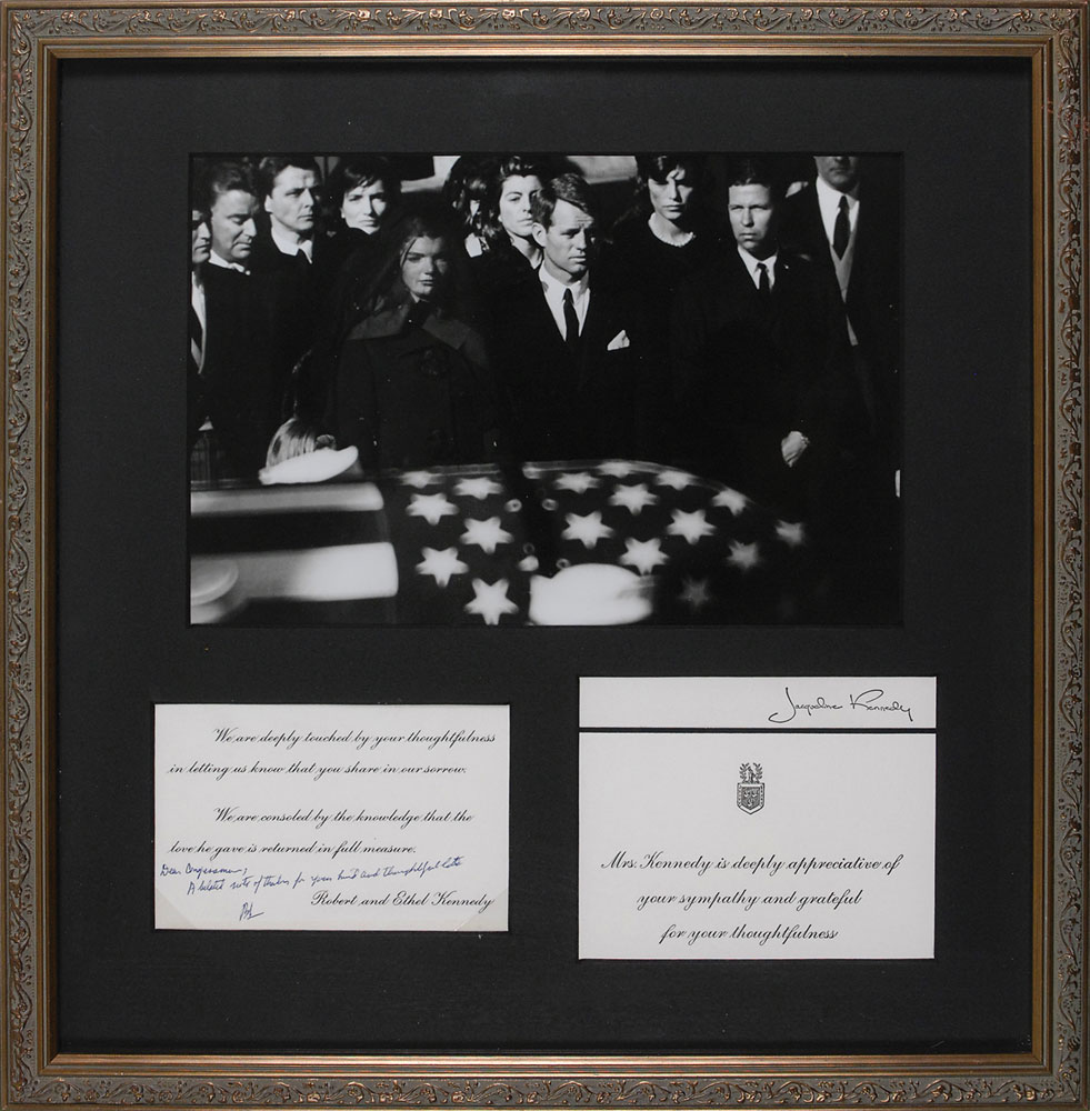 Lot #268 Robert and Jacqueline Kennedy Pair of