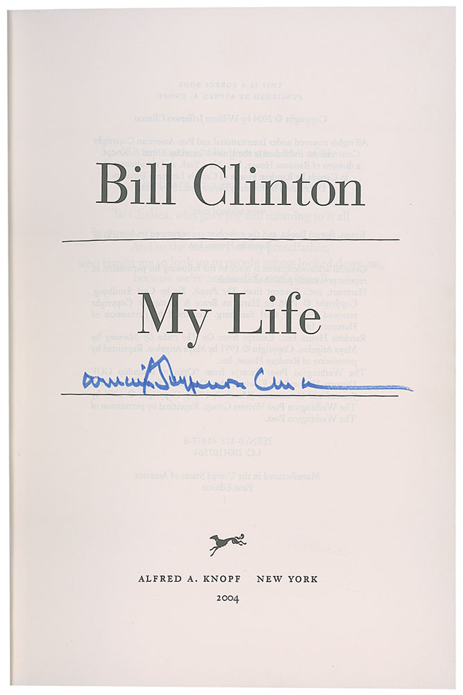 Lot #163 Bill Clinton