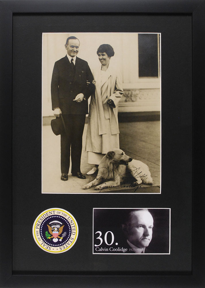 Lot #80 Calvin and Grace Coolidge