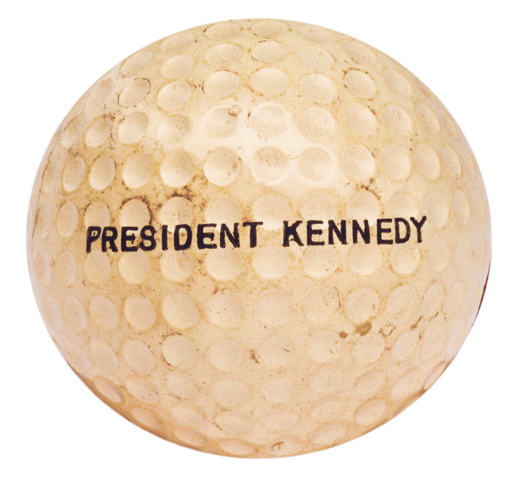 Lot #25 John F. Kennedy’s Golf Ball Embossed