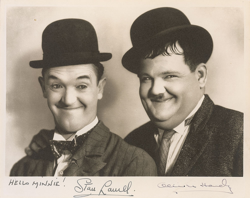 Lot #976 Laurel and Hardy