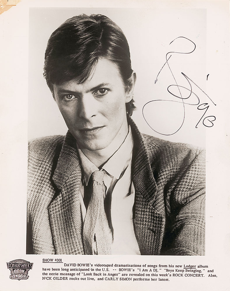 Lot #1124 David Bowie