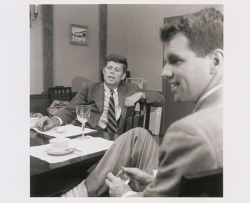 Lot #116 John and Robert Kennedy Photograph