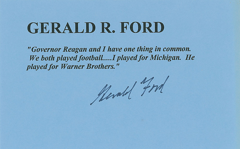 Lot #146 Gerald Ford