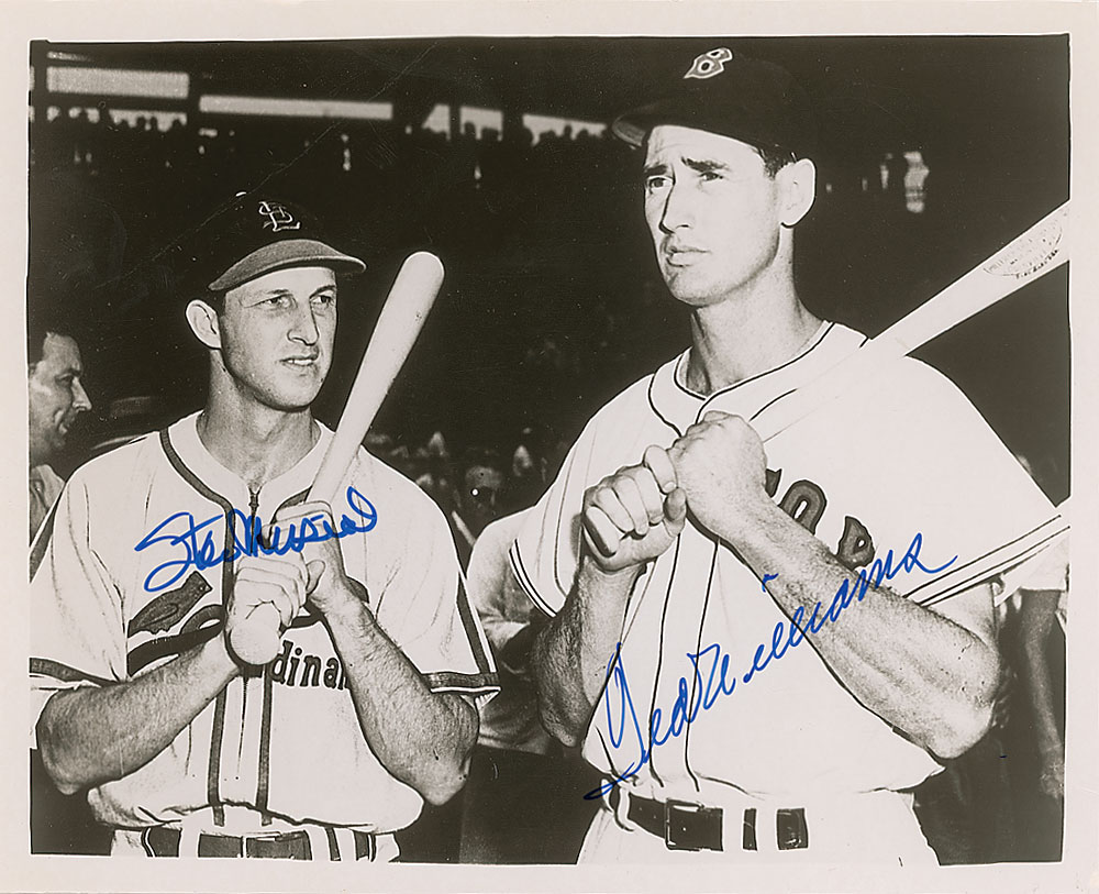 Lot #1831 Ted Williams and Stan Musial
