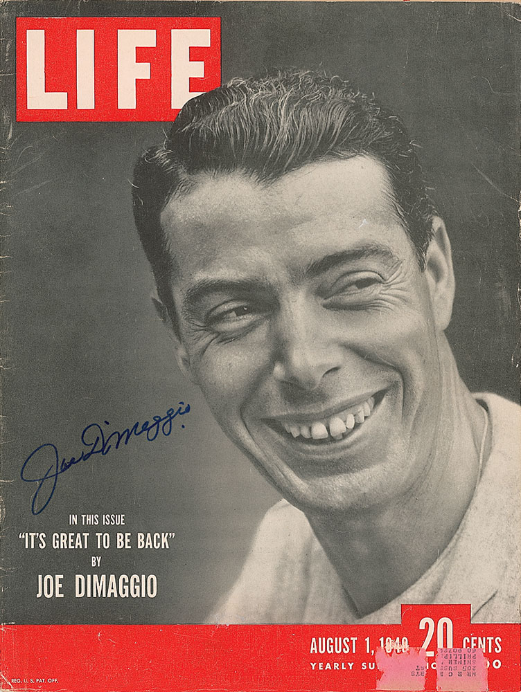 Lot #1633 Joe DiMaggio