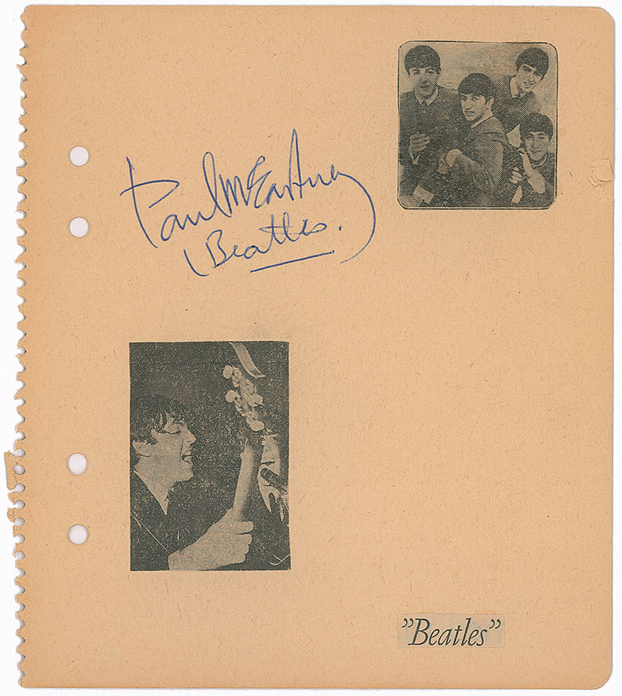 Lot #744 Beatles: Paul McCartney