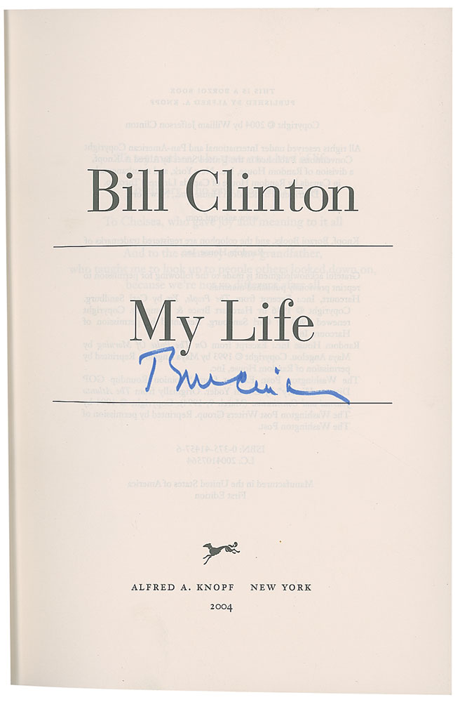 Lot #386 Bill Clinton