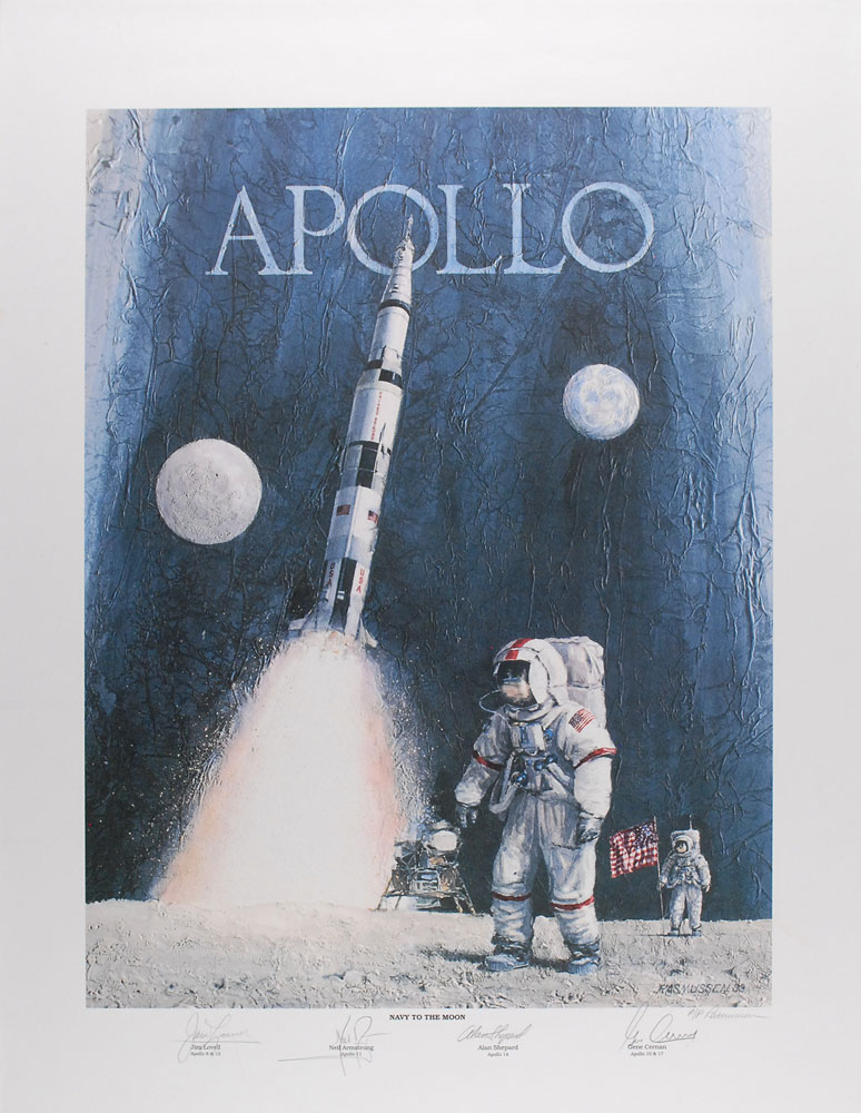 Lot #324 Apollo: Navy to the Moon