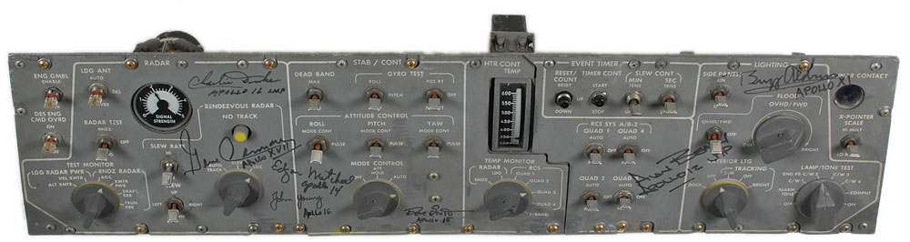 Lot #290 Lunar Module Control Panel