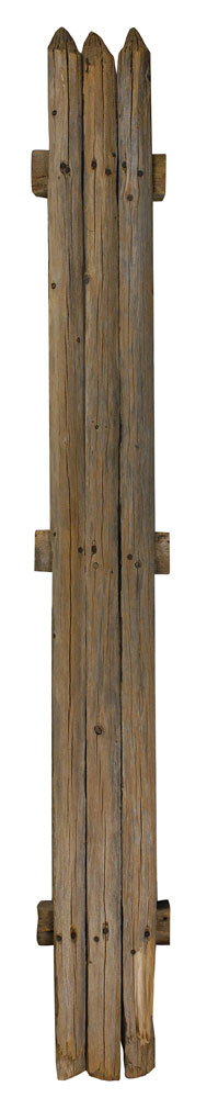 Lot #155 Three Pickets of Fencing from the Grassy