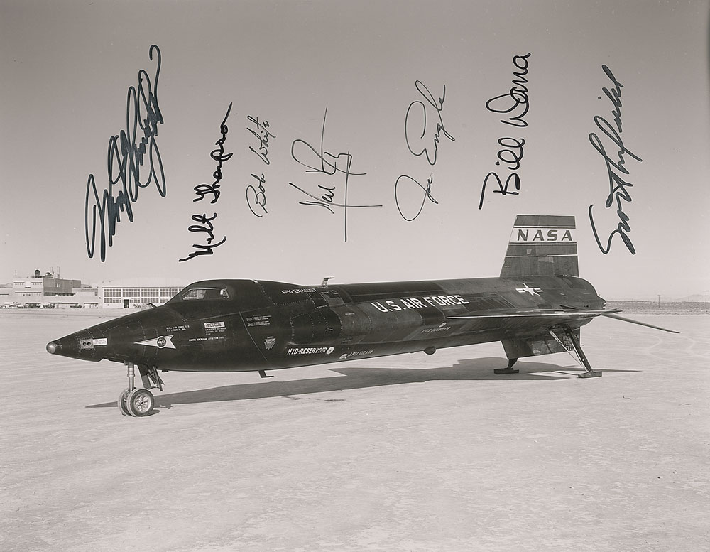 Lot #76 Neil Armstrong and X-15 Pilots