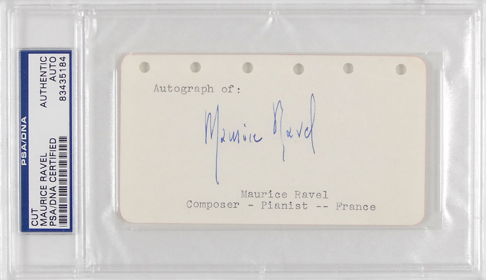 Lot #1030 Maurice Ravel