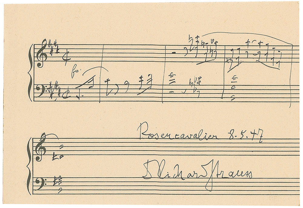Lot #1047 Richard Strauss