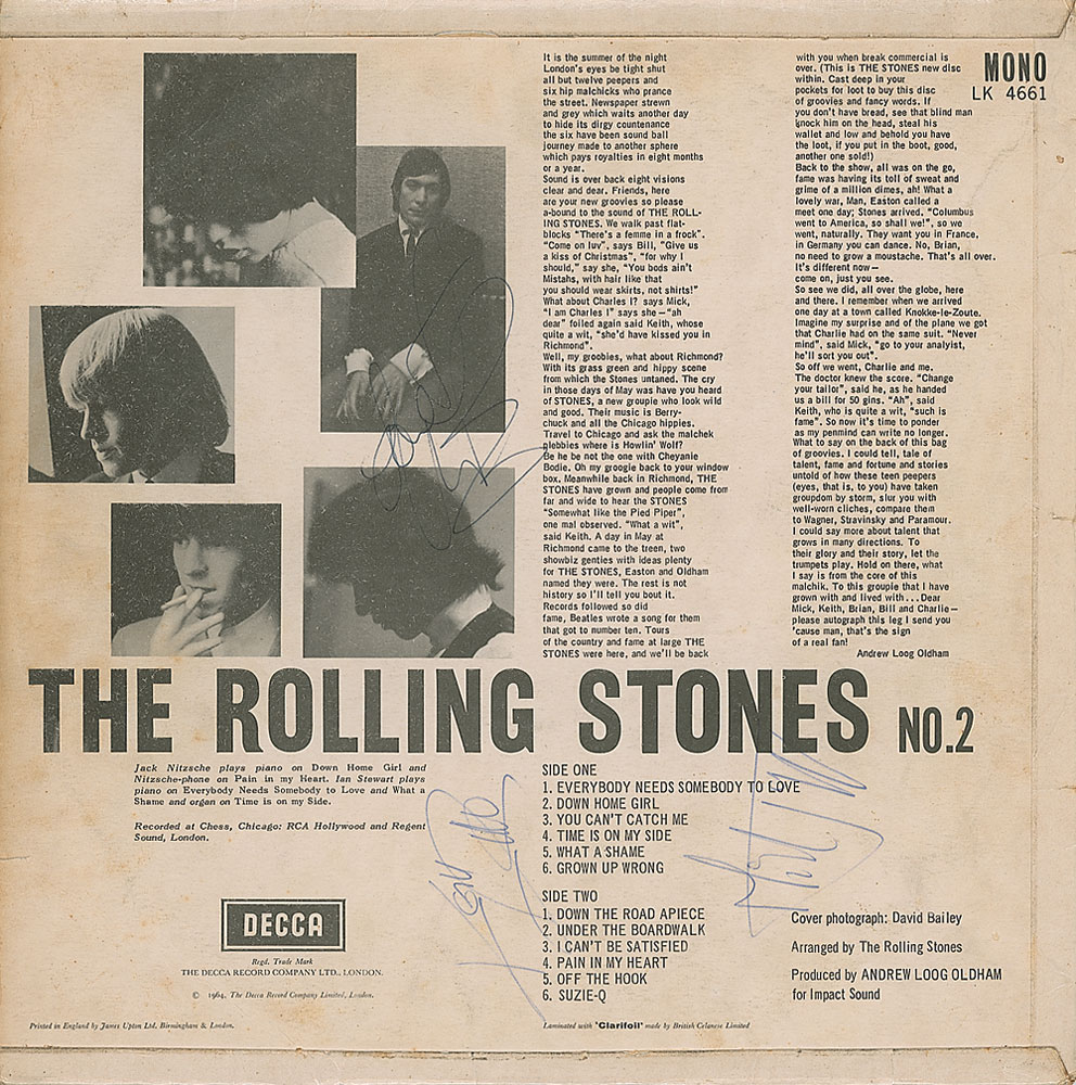 Lot #1092 Rolling Stones