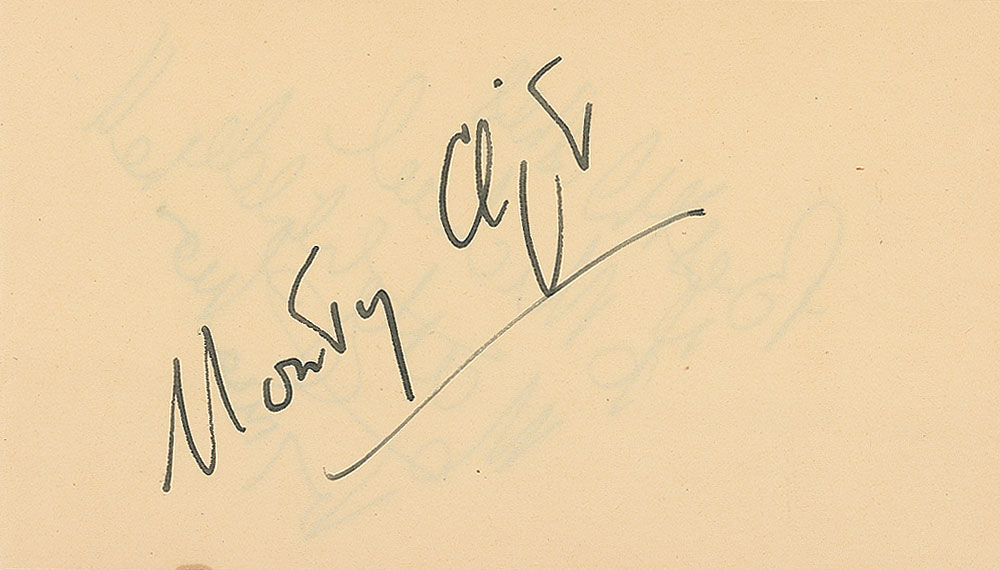 Lot #1324 Montgomery Clift