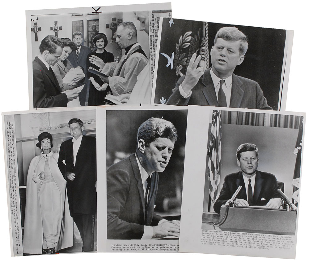 Lot #86 John F. Kennedy Photographs