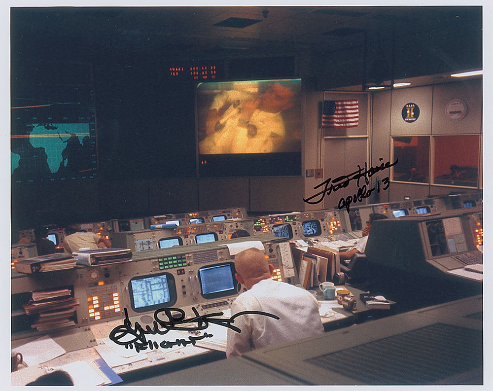 Lot #793 Fred Haise and Gene Kranz